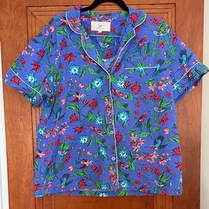 Printfresh Hummingbird Haven Pajama Set sz L